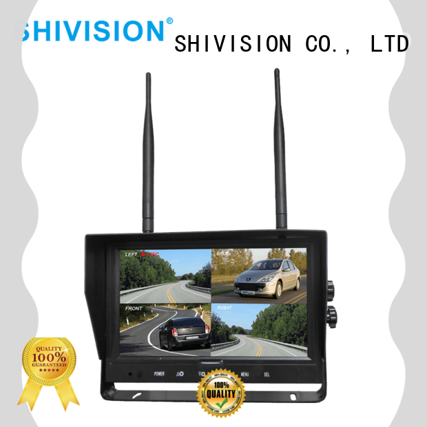 Shivision car monitor with camera with certification for fire truck