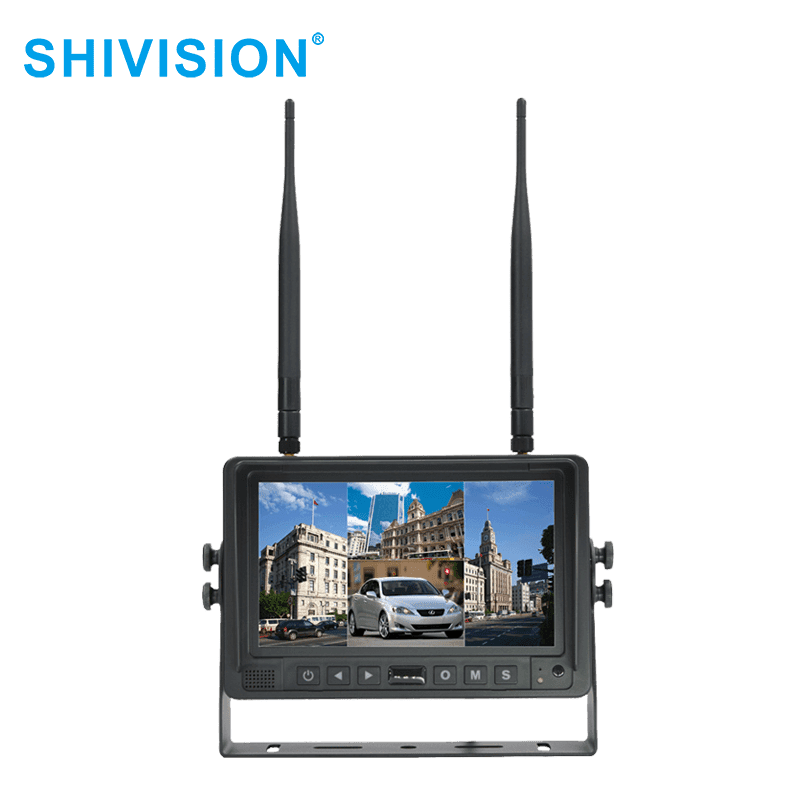SHIVISION-M02074ch-7 inch car monitor-2.4G Digital Wireless Monitor