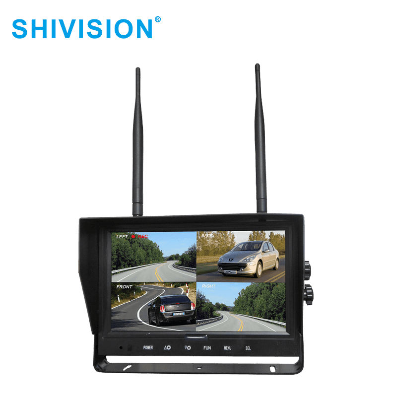 SHIVISION-M02094ch-9  inch car monitor-2.4G Digital Wireless Monitor