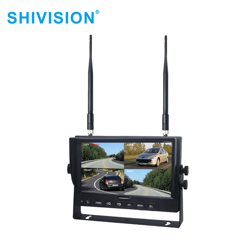 SHIVISION-M02084ch-7 inch car monitor-2.4G Digital Wireless Monitor