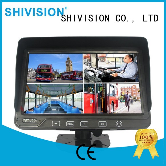 Shivision hd rear view monitor system with certification for fire truck