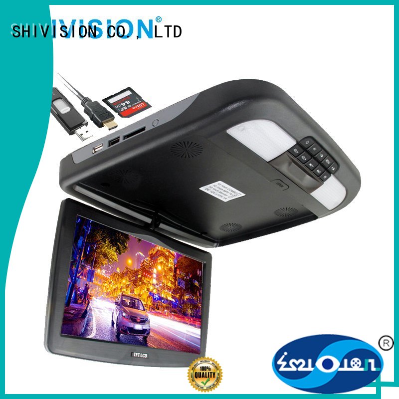 vehicle reverse camera monitor roof mirror backup Shivision Brand